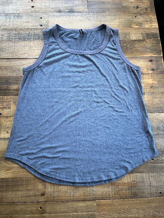 Automet Tops - Automet Heather Gray Ringer Tank Top XL